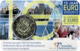 Nederland 2 euro 2012 10 jaar euro BU